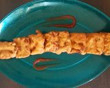 A picture of step 5 of Bread pakoda.