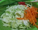 Hình bước làm 1 của món Dưa bắp cải ăn liền