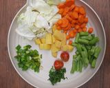 Foto langkah ke 1 dari resep Sayur sop bening ceker bakso.