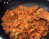 A picture of step 4 of Jollof rice.