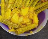 सहजन आलू (sahjan aloo recipe in Hindi) रेसिपी चरण 3 फोटो