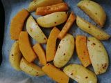 بطاطا ويقطين مشوي