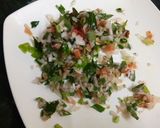 A picture of step 3 of Ragi Uttapam.