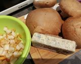 Portobello töltve recept fázis 1 fotója