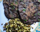 A picture of step 1 of Ragi murungai adai.