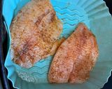 A picture of step 2 of Simple Air Fryer Tilapia Fillet.