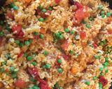 A picture of step 4 of Summer Vegetable Paella.