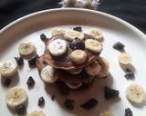 A picture of step 3 of Banana and nutella pancake.