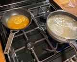 A picture of step 5 of Acqua pazza with sea bass and prawns in 30 mins! + Delicious pasta idea using remaining soup.