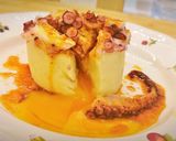 Foto del paso 7 de la receta: Coulant de Patata, Huevo y Pulpo con salsa al Pimentón