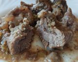 A picture of step 9 of Braised Beef Shank with Mushrooms.