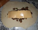 Une image de l'étape 4 de Gözleme (crêpe turc farcie).