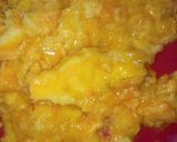 A picture of step 1 of #summerseason mango coconut burfi.