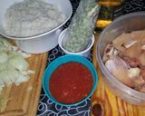 Foto del paso 2 de la receta: Arroz con pollo y mejillones