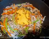 Foto del paso 5 de la receta: Fajita de filete de ternera picada con pan de pita