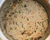 A picture of step 4 of Semolina pancake with chicken and offal pepper soup.