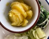 รูปขั้นตอนการทำที่ 2 ของ พายไส้ผักโขมเฟนเนลมันฝรั่งซอสเบเชเมล🥧🥔Spinach and Fennel-Potato Pie🥧