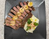 A picture of step 8 of Lemon Butter Ribeye n’ Shrimp.