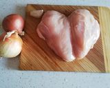 Gombás, tejfölös csirkemell sütőben sütve recept fázis 1 fotója