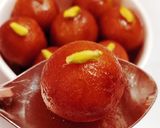 A picture of step 8 of Bread Gulab jamun.