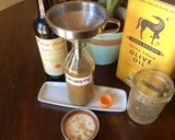 A picture of step 2 of California Farm Salmon Vinaigrette.