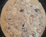 A picture of step 3 of Chicken Quesadillas with Cream Sauce and Cranberries.