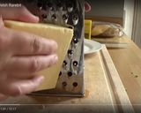 A picture of step 1 of Welsh rarebit.