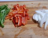 Foto del paso 1 de la receta Papillote de salmón y verduras en airfryer