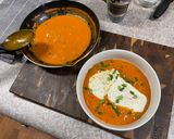 A picture of step 7 of Tomato Basil with Fried Eggs.