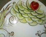 A picture of step 4 of Cucumber and tomato styles.