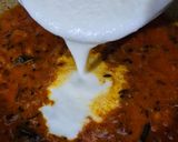 A picture of step 6 of Rajasthani style Papad sabji.