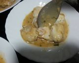 Foto del paso 6 de la receta Cocochas de bacalao en caldo de langostinos