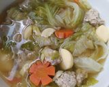 รูปขั้นตอนการทำที่ 5 ของ แกงจืดกะหล่ำปลีอกไก่บดเต้าหู้ไข่