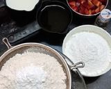 A picture of step 1 of Plum cake.