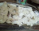 A picture of step 4 of Crispy zinger burger.