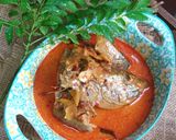 Gambar langkah 6 resipi Gulai Kari Ikan Tongkol.