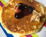 Φωτογραφία βήματος 6 της συνταγής Fluffy American pancakes - με σάλτσα από άγρια μούρα