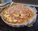 Une image de l'étape 3 de Quiche cervelas.