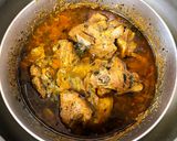 A picture of step 4 of Zafrani Mutton.