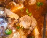 A picture of step 2 of Beef Paye.
