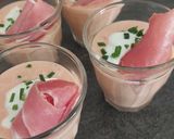 Une image de l'étape 8 de Mini-cappuccinos de tomate au jambon.