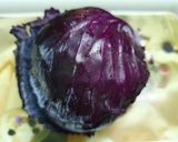 A picture of step 1 of Purple Cabbage Curry.