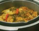 A picture of step 2 of Bengali Recipe Bhapa Rui Mach.