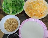 Hình bước làm 5 của món Pò Pía chay