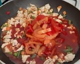 Tavaszi csirkeragú bulgurral recept fázis 3 fotója