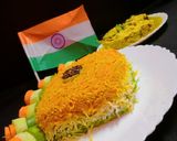 তিরঙ্গা রাইস (Tiranga rice recipe in Bengali) রেসিপি ধাপ - 5 ছবি