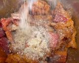 Foto del passaggio 3 della ricetta Straccetti di pollo con Peperoni gratinati