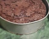 A picture of step 5 of Simple Fudge Cake.