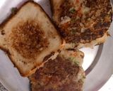 A picture of step 6 of Suji bread sandwich.