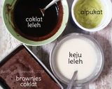 Foto langkah ke 2 dari resep Brownies Alpukat: Browkat Dessert Box.